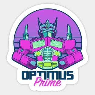 Retro 80s Punk Colors Prime Sticker